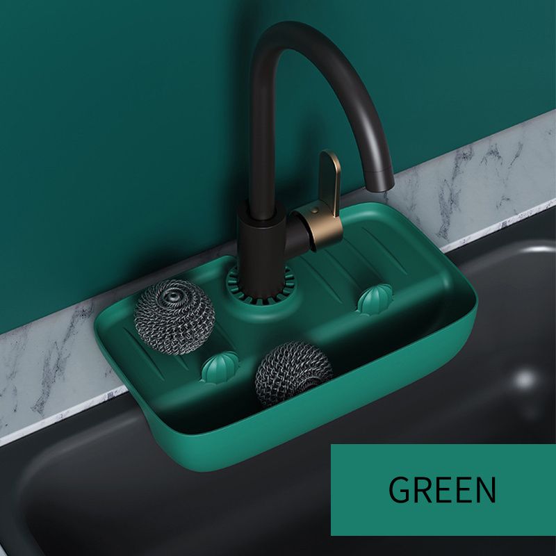 1pc Splash Guard For Sink Faucet; 10.63\"x5.51\"; Faucet Drain Rack; Super Absorbent Fast Drying Mat Sink Gadgets; Drip Catcher For Kitchen; Drain Storage Rack For Kitchen Rag And Sponge Brush