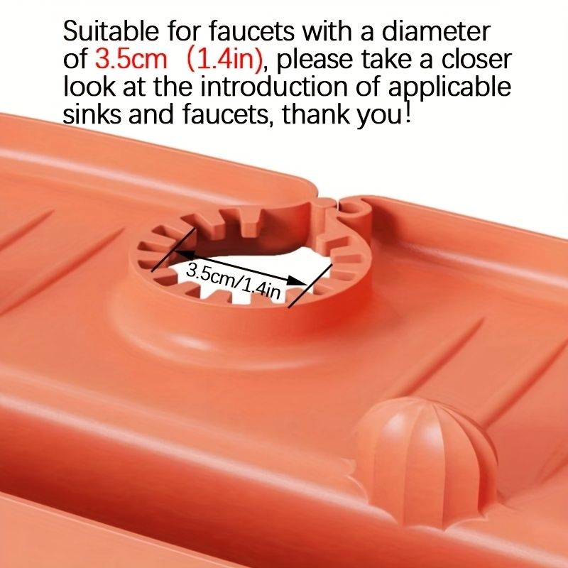 1pc Splash Guard For Sink Faucet; 10.63\"x5.51\"; Faucet Drain Rack; Super Absorbent Fast Drying Mat Sink Gadgets; Drip Catcher For Kitchen; Drain Storage Rack For Kitchen Rag And Sponge Brush